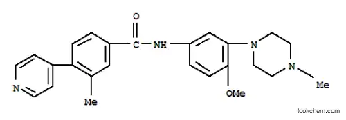 N-[4-methoxy-3-(4-methylpiperazin-1-yl)phenyl]-3-methyl-4-pyridin-4-ylbenzamide