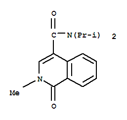 4-ISOQUINOLINECARBOXAMIDE,1,2-DIHYDRO-N,N-BIS(1-METHYLETHYL)-2-METHYL-1-OXO-CAS