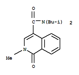 4-ISOQUINOLINECARBAXOMIDE,1,2-DIHYDRO-N,N-BIS(2-METHYLPROPYL)-2-METHYL-1-OXO-CAS