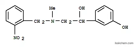 Molecular Structure of 148589-31-5 (N-2-nitrobenzylphenylephrine)