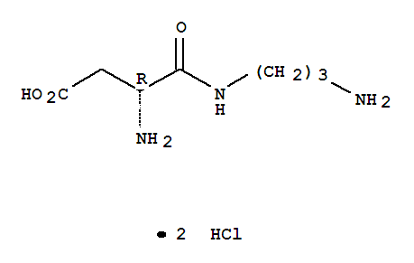 Butanoic acid,3-amino-4-[(3-aminopropyl)amino]-4-oxo-, dihydrochloride, (R)- (9CI)