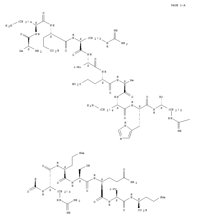 L-Methionine,L-alanyl-L-lysyl-L-a-glutamyl-L-arginyl-L-leucyl-L-a-glutamyl-L-alanyl-L-lysyl-L-histidyl-L-arginyl-L-a-glutamyl-L-arginyl-L-methionyl-L-seryl-L-glutaminyl-L-valyl-