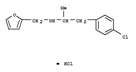 1-(4-chlorophenyl)propan-2-yl-(furan-2-ylmethyl)azanium chloride
