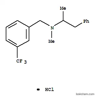 Molecular Structure of 14898-12-5 (N-methyl-1-phenyl-N-[3-(trifluoromethyl)benzyl]propan-2-amine hydrochloride (1:1))