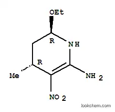 Molecular Structure of 149049-87-6 (2-Pyridinamine,6-ethoxy-1,4,5,6-tetrahydro-4-methyl-3-nitro-,trans-(9CI))