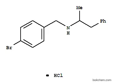 N-(4-bromobenzyl)-1-phenylpropan-2-amine hydrochloride (1:1)