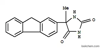 Molecular Structure of 14910-25-9 (5-(9H-fluoren-2-yl)-5-methylimidazolidine-2,4-dione)