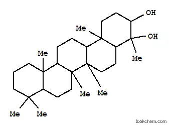 Molecular Structure of 149260-88-8 (30-Norgammacerane-21,22-diol,(21b,22b)- (9CI))