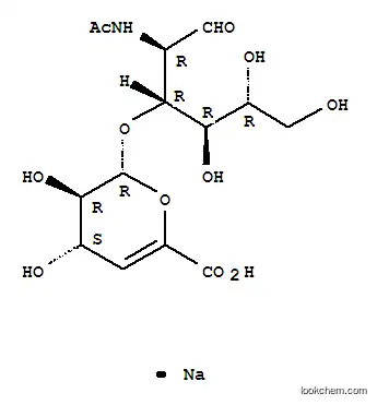 Molecular Structure of 149368-06-9 (ALPHA-DELTA-UA-[1->3]-GLCNAC SODIUM SALT)