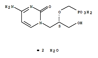 Phosphonic acid,P-[[(1S)-2-(4-aMino-2-oxo-1(2H)-pyriMidinyl)-1-(hydroxyMethyl)ethoxy]Methyl]-,hydrate (1:2)