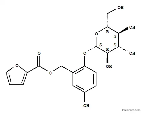 Molecular Structure of 149466-52-4 (b-D-Glucopyranoside,2-[[(2-furanylcarbonyl)oxy]methyl]-4-hydroxyphenyl (9CI))