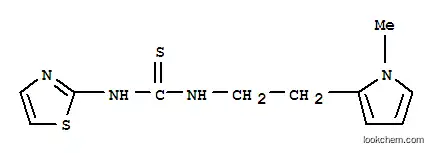 Molecular Structure of 149485-73-4 (1-[2-(1-methyl-1H-pyrrol-2-yl)ethyl]-3-(1,3-thiazol-2-yl)thiourea)