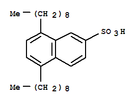 Molecular Structure of 149537-98-4 (2-Naphthalenesulfonicacid, 5,8-dinonyl-)