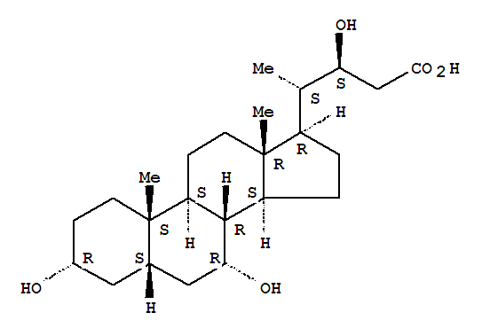 (4S)-4-[(3R,5S,7R,8R,9S,10S,13R,14S,17R)-3,7-dihydroxy-10,13-dimethyl-2,3,4,5,6,7,8,9,11,12,14,15,16,17-tetradecahydro-1H-cyclopenta[a]phenanthren-17-yl]-3-hydroxypentanoicacid