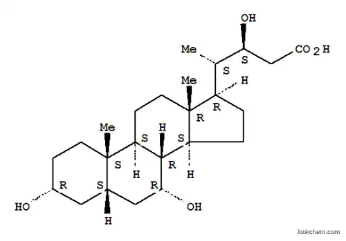 Molecular Structure of 14959-83-2 (hemulcholic acid)