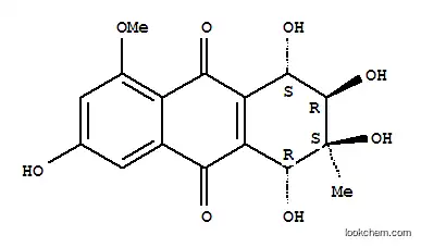 9,10-Anthracenedione,1,2,3,4-tetrahydro-1,2,3,4,7-pentahydroxy-5-methoxy-2-methyl-, (1R,2S,3R,4S)-