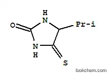 Molecular Structure of 149697-14-3 (2-Imidazolidinone,4-(1-methylethyl)-5-thioxo-(9CI))