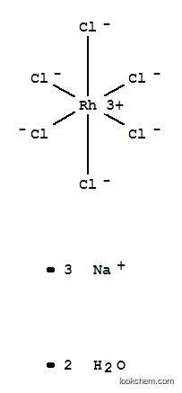 Molecular Structure of 14972-02-2 (RHODIUM(III) SODIUM CHLORIDE DIHYDRATE)