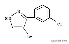 Molecular Structure of 149739-38-8 (4-BROMO-3-(3-CHLOROPHENYL)-1H-PYRAZOLE)