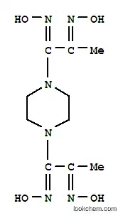 Molecular Structure of 150012-59-2 (Piperazine,1,4-bis[1,2-bis(hydroxyimino)propyl]- (9CI))