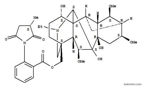Aconitane-1,7,8-triol,20-ethyl-6,14,16-trimethoxy-4-[[2-[[(3S)-3-methyl-2,5-dioxo-1-pyrrolidinyl]benzoyl]oxy]methyl]-,(1a,6b,14a,16b)-