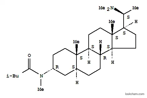 Molecular Structure of 15027-99-3 (Butanamide, N-[(3a,5a,20S)-20-(dimethylamino)pregnan-3-yl]-N,3-dimethyl-(9CI))