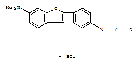2-(4-isothiocyanatophenyl)-N,N-dimethyl-1-benzofuran-6-amine,hydrochloride