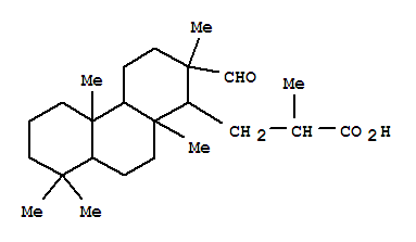 Molecular Structure of 150627-35-3 (1-Phenanthrenepropanoicacid, 2-formyltetradecahydro-a,2,4b,8,8,10a-hexamethyl- (9CI))