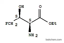 Molecular Structure of 150672-39-2 (L-Threonine, 4-fluoro-, ethyl ester (9CI))