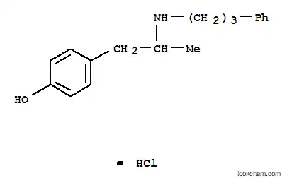 4-{2-[(3-phenylpropyl)amino]propyl}phenol hydrochloride (1:1)