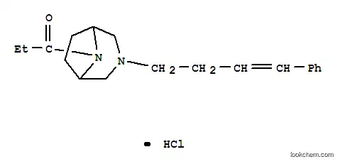 Molecular Structure of 1507-84-2 (3-[(3E)-4-phenylbut-3-en-1-yl]-8-propanoyl-3,8-diazabicyclo[3.2.1]octane hydrochloride)