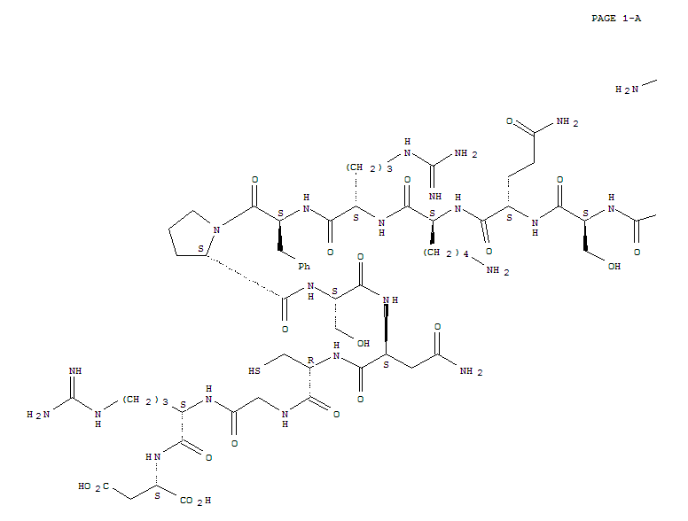 L-Aspartic acid,L-lysyl-L-arginyl-L-asparaginyl-L-prolylglycyl-L-seryl-L-glutaminyl-L-lysyl-L-arginyl-L-phenylalanyl-L-prolyl-L-seryl-L-asparaginyl-L-cysteinylglycyl-L-arginyl-(9CI)