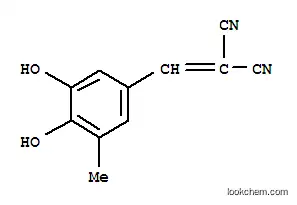 Molecular Structure of 150900-42-8 (Propanedinitrile, [(3,4-dihydroxy-5-methylphenyl)methylene]- (9CI))