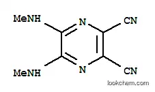 Molecular Structure of 150960-06-8 (2,3-Pyrazinedicarbonitrile,5,6-bis(methylamino)-(9CI))