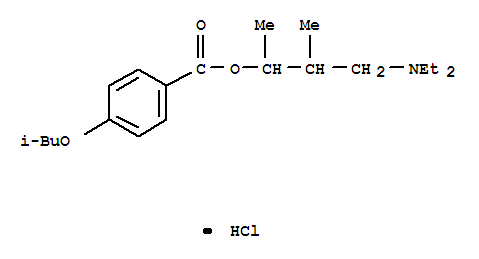 [4-(diethylamino)-3-methylbutan-2-yl] 4-(2-methylpropoxy)benzoate