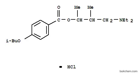 3-(Diethylamino)-1,2-dimethylpropyl 4-(2-methylpropoxy)benzoate hydrochloride