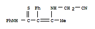 3-CYANMETHYLAMINO-2-PHENYL-THIOCROTONANILIDE
