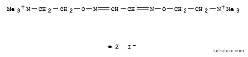 Molecular Structure of 15107-10-5 (3,8-Dioxa-4,7-diazadeca-4,6-diene-1,10-diaminium,N1,N1,N1,N10,N10,N10-hexamethyl-, iodide (1:2))
