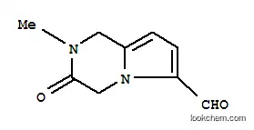 Molecular Structure of 151163-96-1 (Pyrrolo[1,2-a]pyrazine-6-carboxaldehyde, 1,2,3,4-tetrahydro-2-methyl-3-oxo- (9CI))