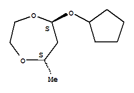1,4-DIOXEPANE,5-(CYCLOPENTYLOXY)-7-METHYL-,TRANS-CAS