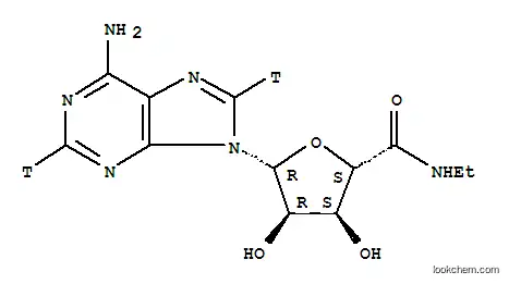 Molecular Structure of 151362-68-4 (5'-N-ETHYLCARBOXAMIDOADENOSINE-(ADENINE&)