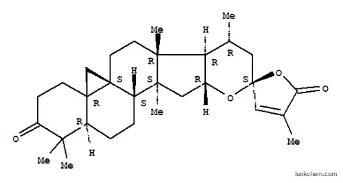 Molecular Structure of 151368-43-3 (9,19-Cyclolanost-24-en-26-oicacid, 16,23-epoxy-23-hydroxy-3-oxo-, g-lactone, (16a,23S)- (9CI))