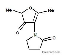 Molecular Structure of 151390-58-8 (2-Pyrrolidinone,  1-(4,5-dihydro-2,5-dimethyl-4-oxo-3-furanyl)-)