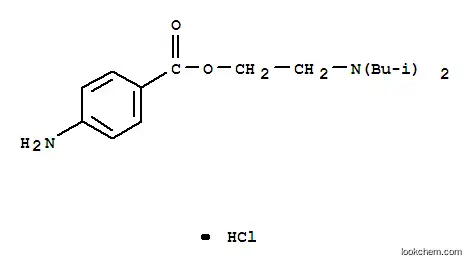 Molecular Structure of 15154-31-1 (N-{2-[(4-aminobenzoyl)oxy]ethyl}-2-methyl-N-(2-methylpropyl)propan-1-aminium chloride)