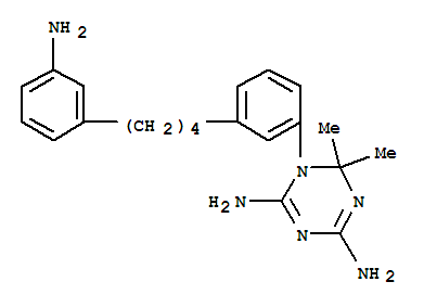 1,3,5-TRIAZINE-2,4-DIAMINE,1-[3-[4-(3-AMINOPHENYL)BUTYL]PHENYL]-1,6-DIHYDRO-6,6-DIMETHYL-CAS