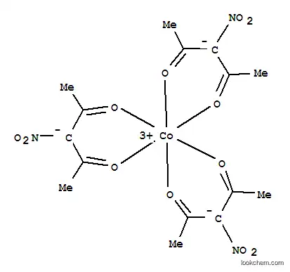 Molecular Structure of 15169-25-2 (3-nitropentane-2,4-dione - cobalt (3:1))
