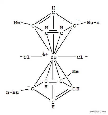 Molecular Structure of 151840-68-5 (Bis(1-butyl-3-methylcyclopentadienyl)zirconium dichloride)
