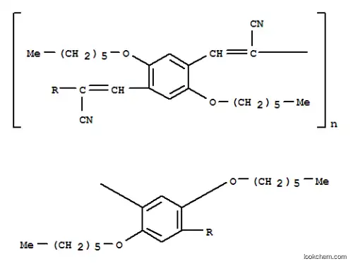 Molecular Structure of 151897-69-7 (POLY(2 5-DI(HEXYLOXY)CYANOTEREPHTHALYLI&)