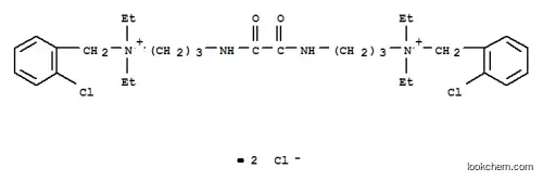 Molecular Structure of 152-24-9 (Benzenemethanaminium,N,N'-[(1,2-dioxo-1,2-ethanediyl)bis(imino-3,1-propanediyl)]bis[2-chloro-N,N-diethyl-,dichloride (9CI))