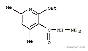 Molecular Structure of 152061-19-3 (3-Pyridinecarboxylicacid,2-ethoxy-4,6-dimethyl-,hydrazide(9CI))